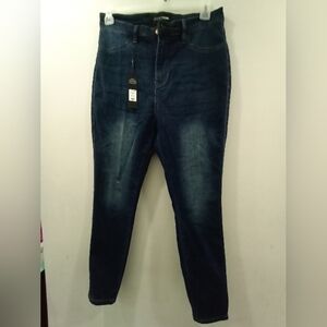 Fashion Nova Swing My Way .Dark Blue Women's Jeans